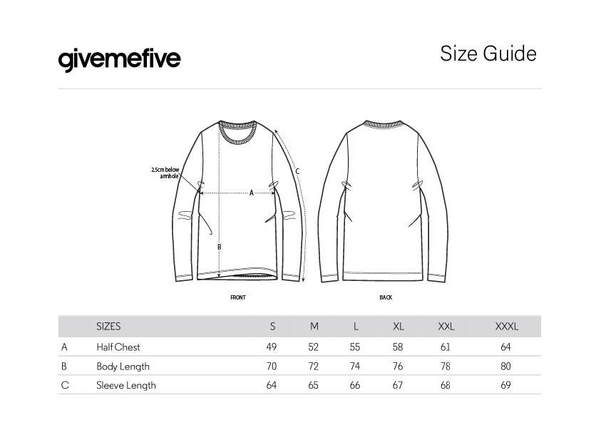 givemefive_taille_Shuffler givemefive_taille_Shuffler