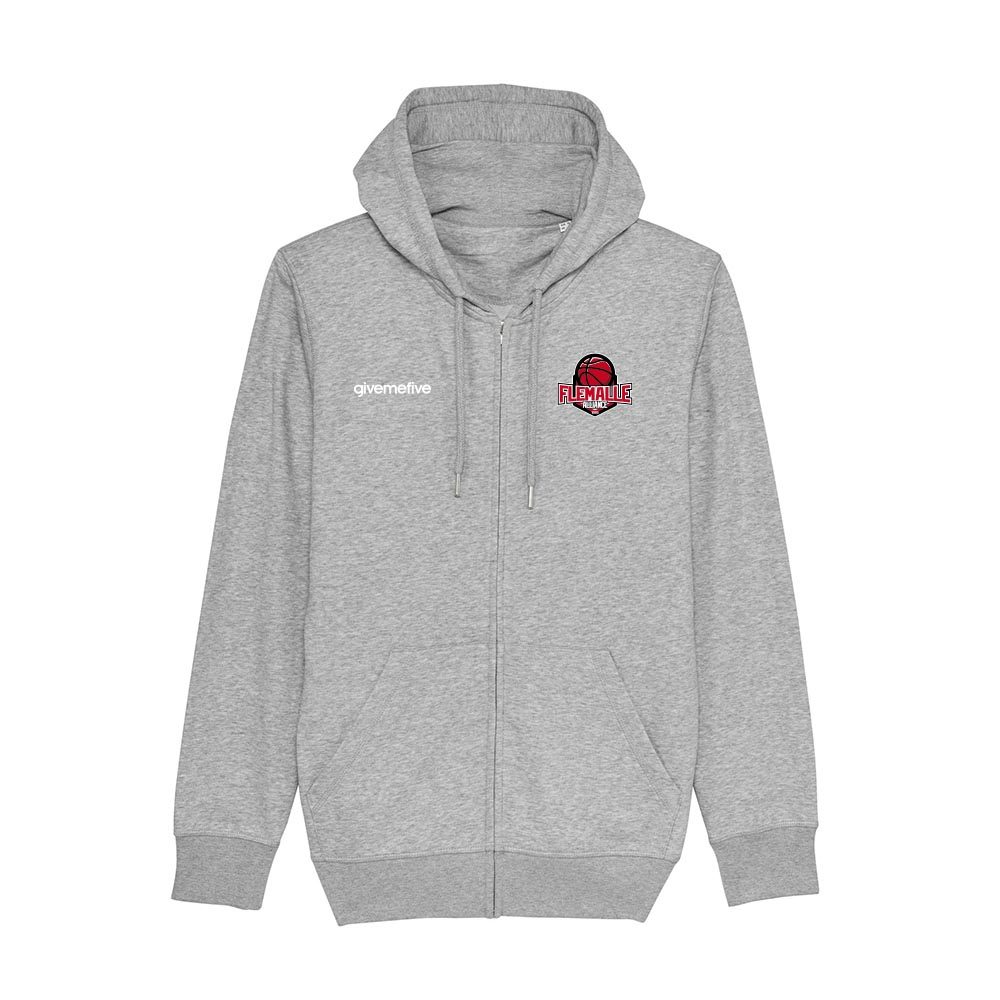 Sweat-shirt capuche zippé – Alliance Flémalle