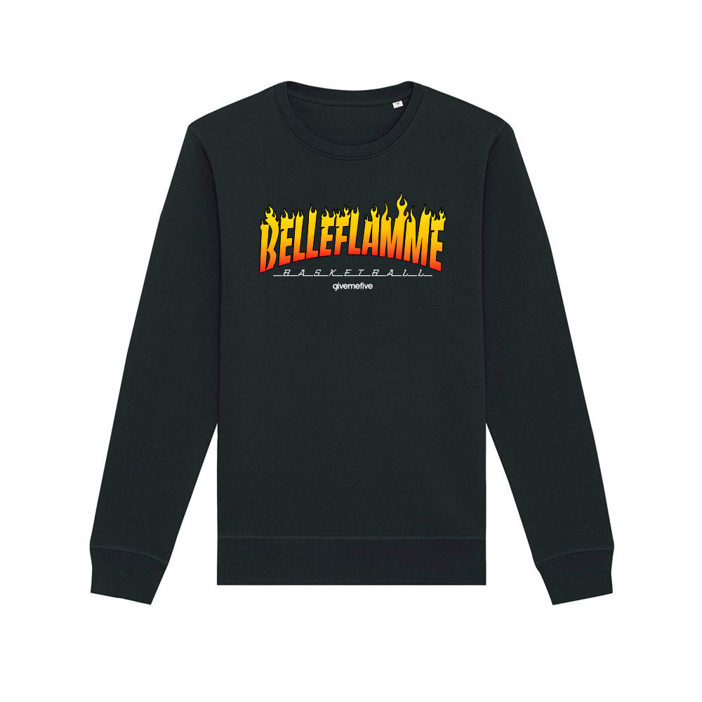 Sweat-shirt col rond – Belleflamme-flamme